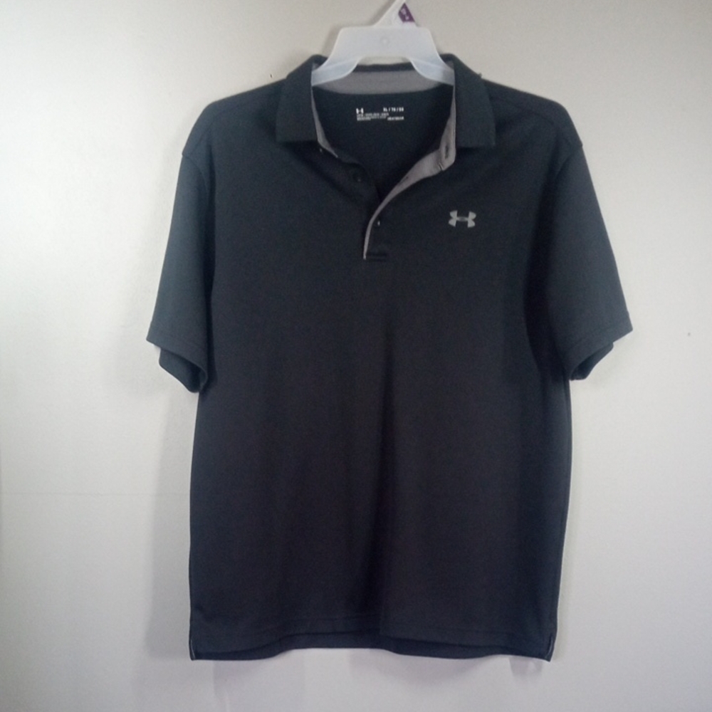Under Armour Men's Black Performance Polo Size XL